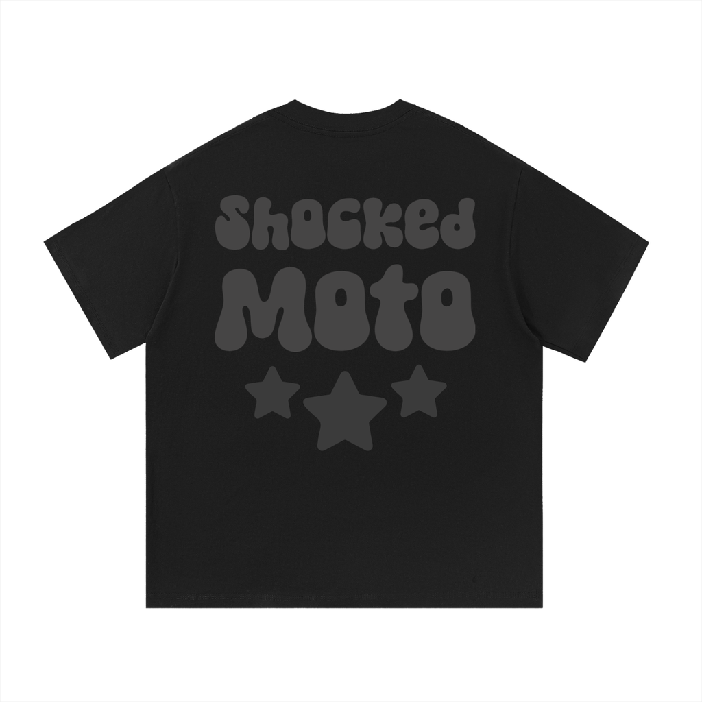 Shocked Moto Black Tee