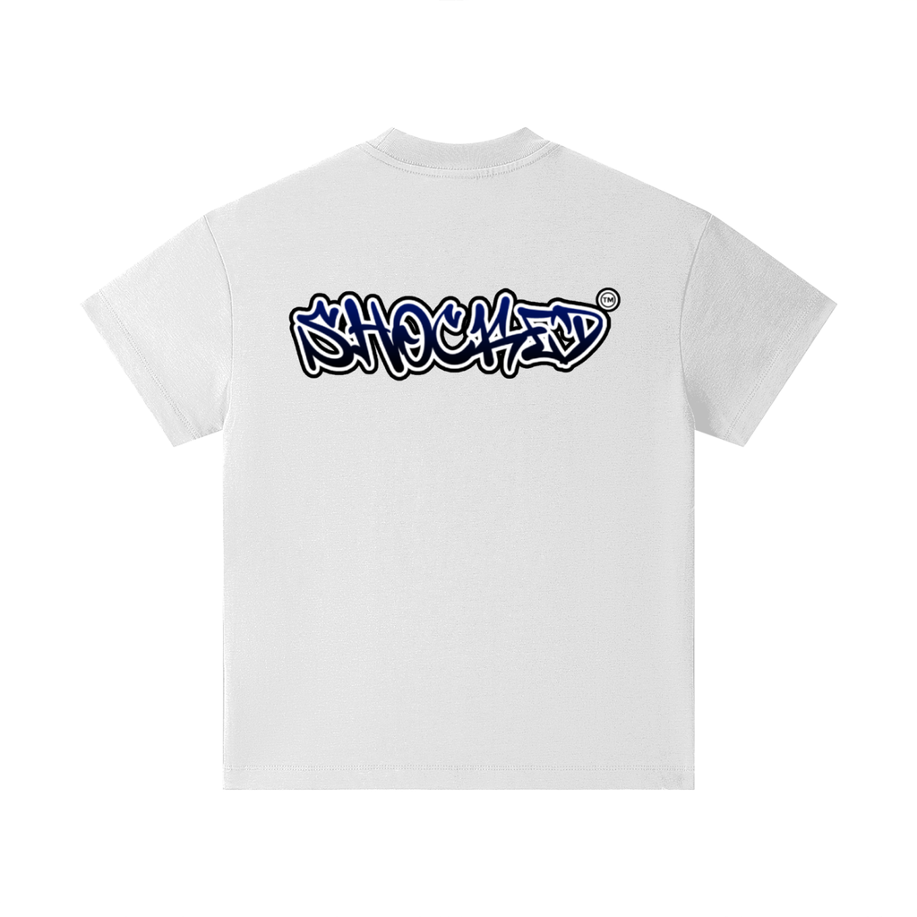 Shocked Moto blue (kids size) shirt