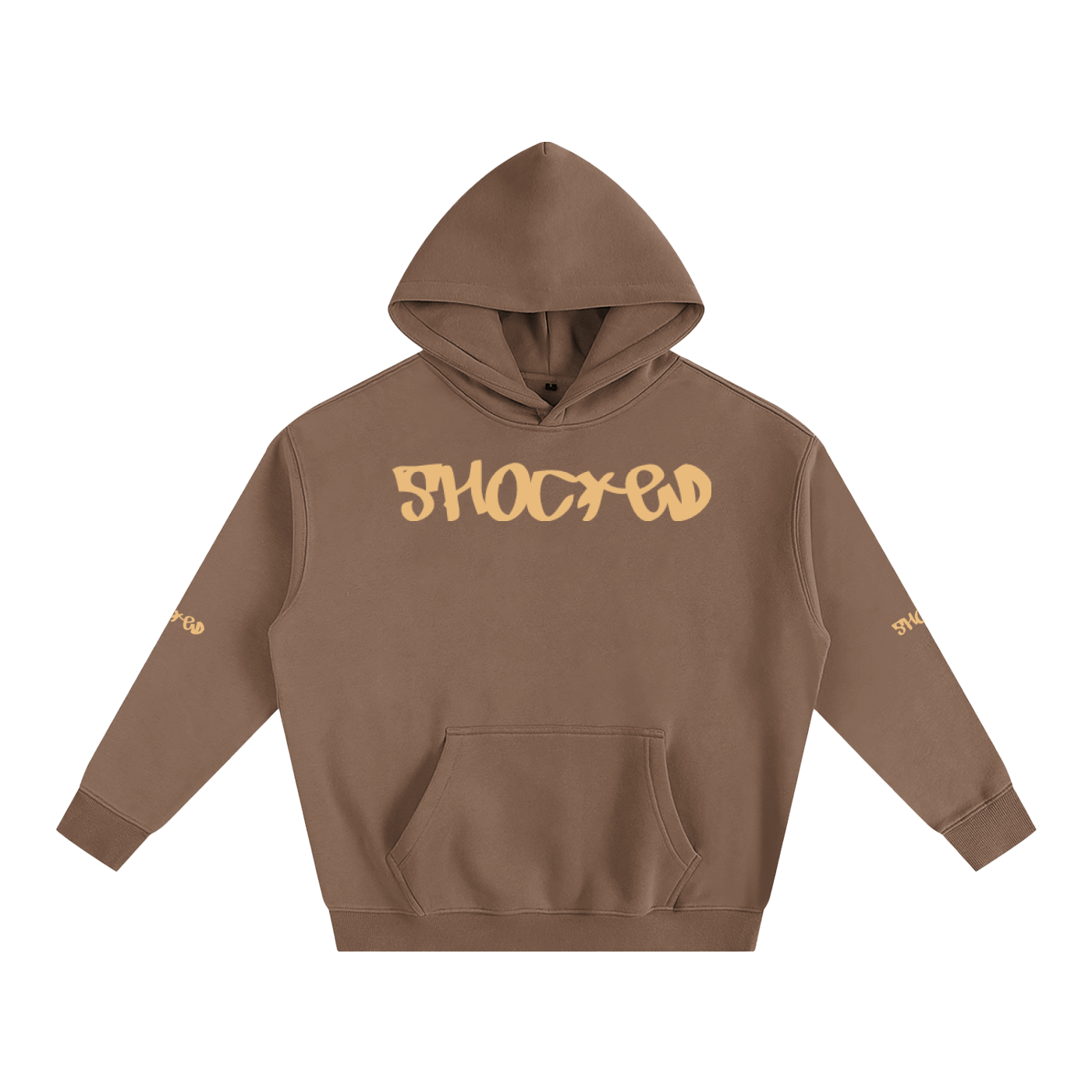 Shocked Moto Brown hoodie design style 2