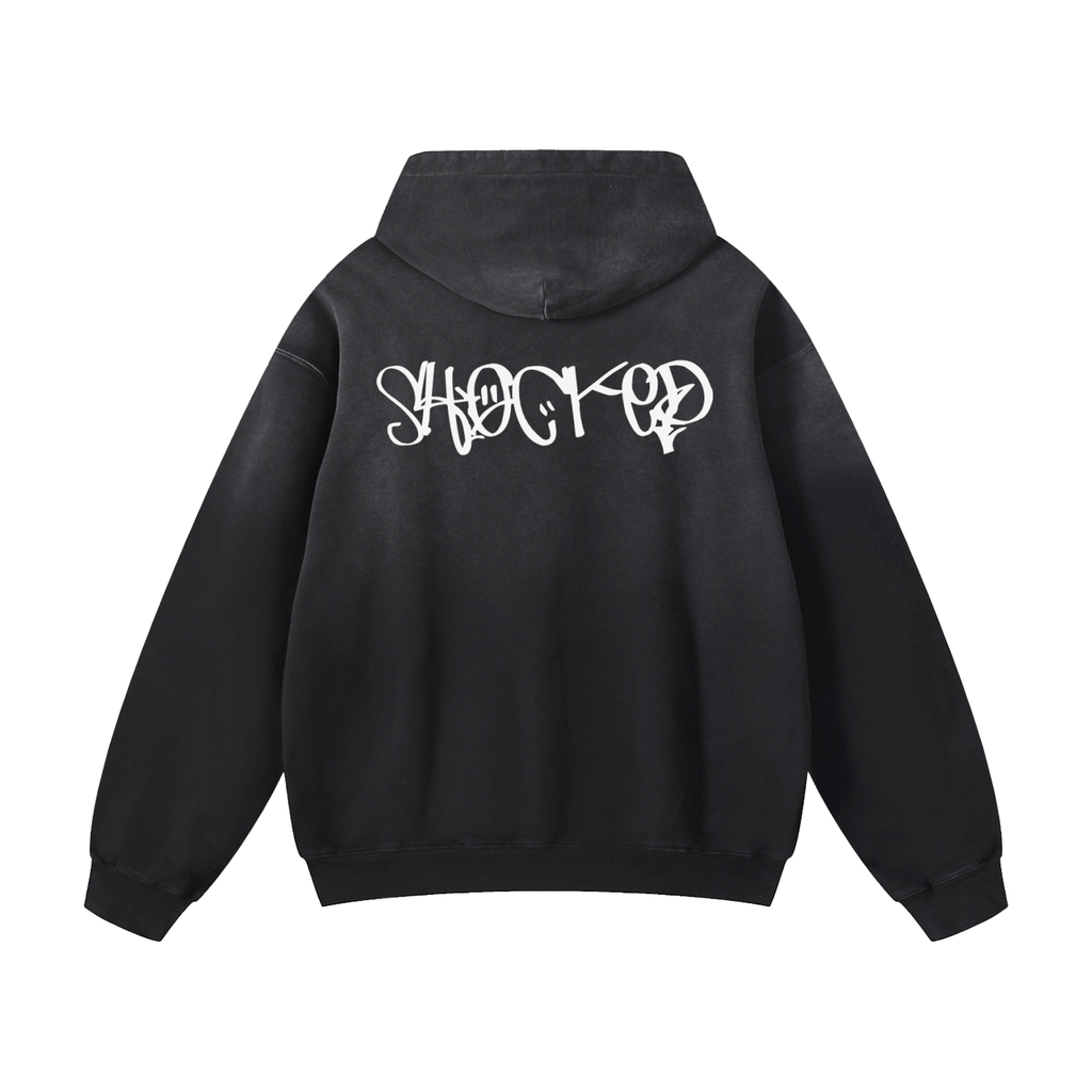 Shocked Moto snow hoodie black
