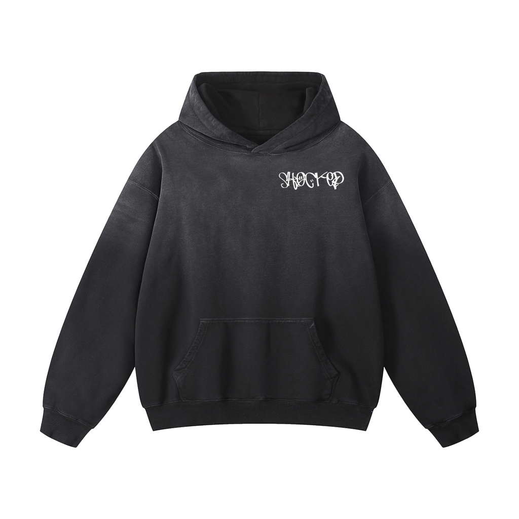 Shocked Moto snow hoodie black