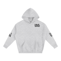 Shocked Moto Oversized Fleeced Hoodie grey