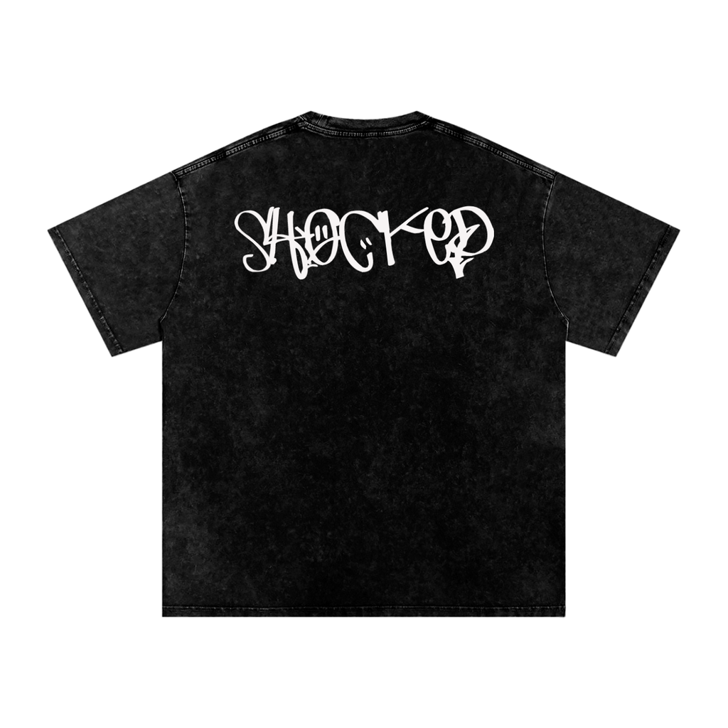 Shocked Moto Snow Washed Tee