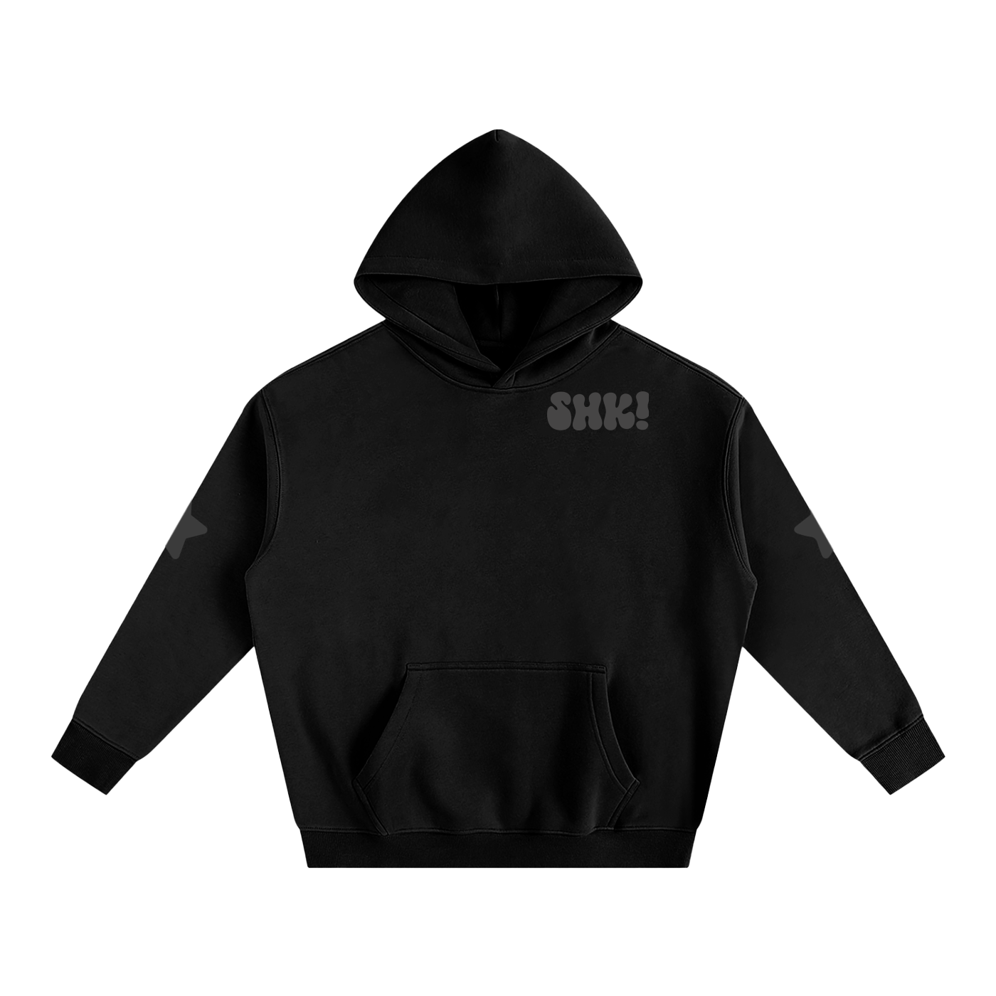 Shocked moto black out night sky hoodie